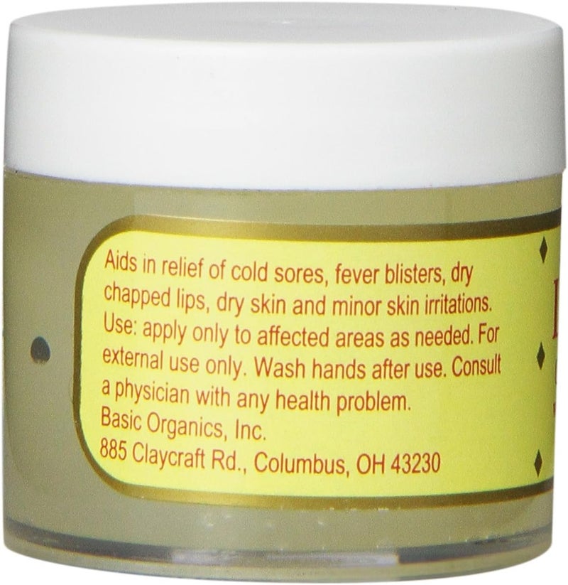 Basic Organics Basic Brands L-Lysine Lip Ointment with Camphor, Menthol, Vitamin A & E, 0.875 oz - Image 4