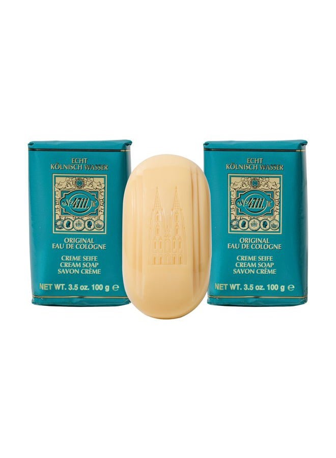 4711 by Muelhens for Men and Women: CREAM SOAP 3.5 OZ (BOX OF 3) - Image 1