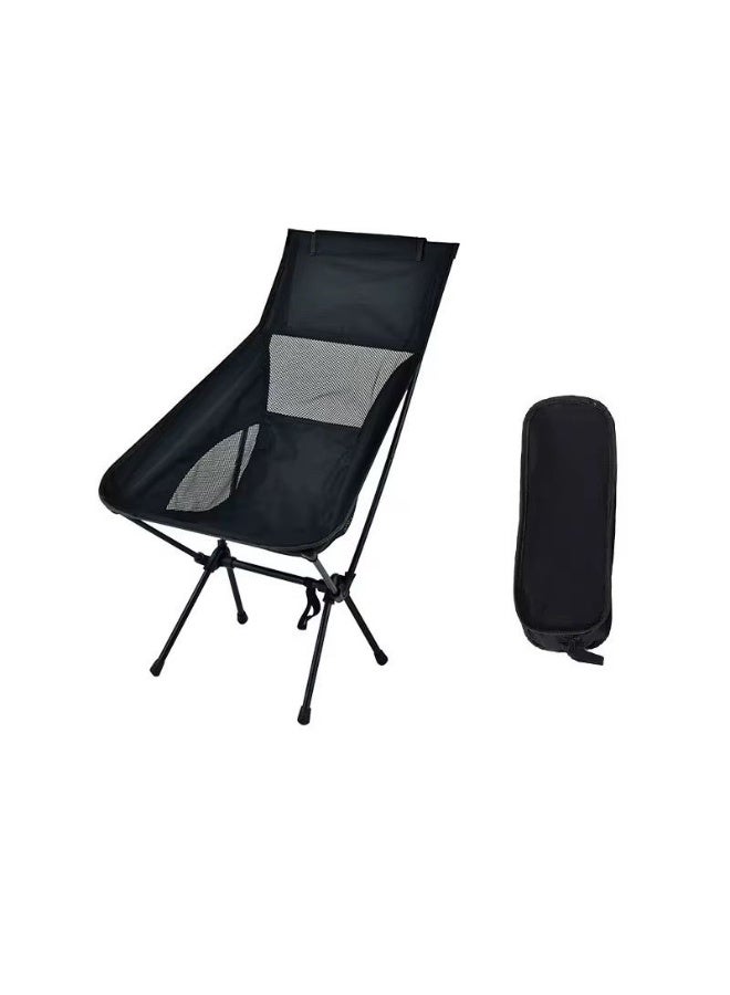 BlueFire Folding Camping Chair with Backrest – Portable Oxford Fabric Chair for Fishing, Picnic, Beach & Outdoor Travel, Comfortable Lightweight Chair - Image 1