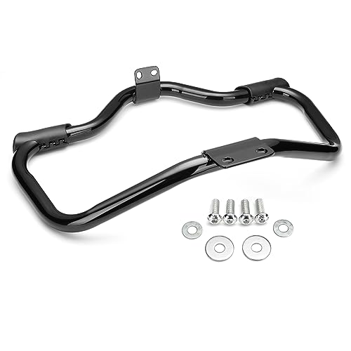 MoKitDora Sportster Crash Bar Highway Rail Mustache Engine Guard 125 Fat for Harley 2004later XL and 20082013 XR Models Gloss Black