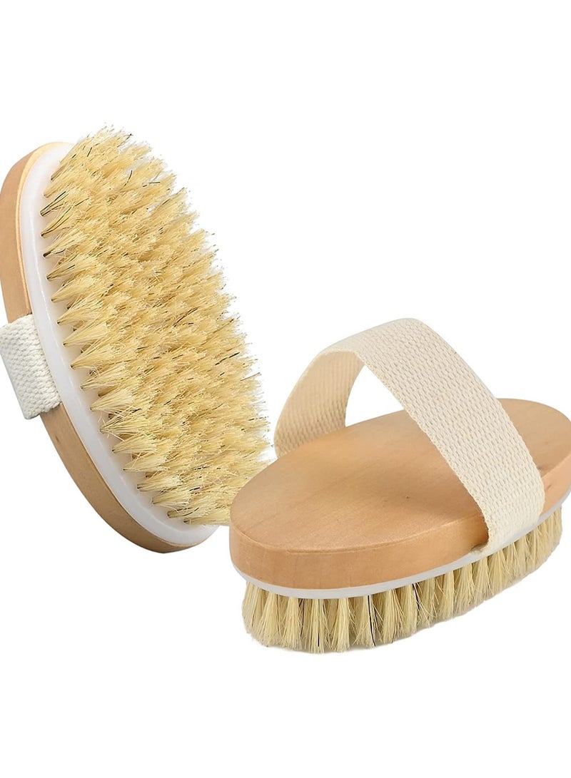 ORiTi فرشاة استحمام للجسم جافة 2 قطعة مع أحزمة غير قابلة للانزلاق - Image 1