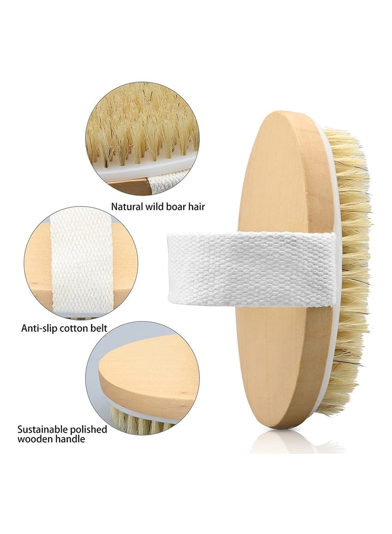 ORiTi 2 PCS Dry Body Shower Brush with Non Slip Straps - Image 5