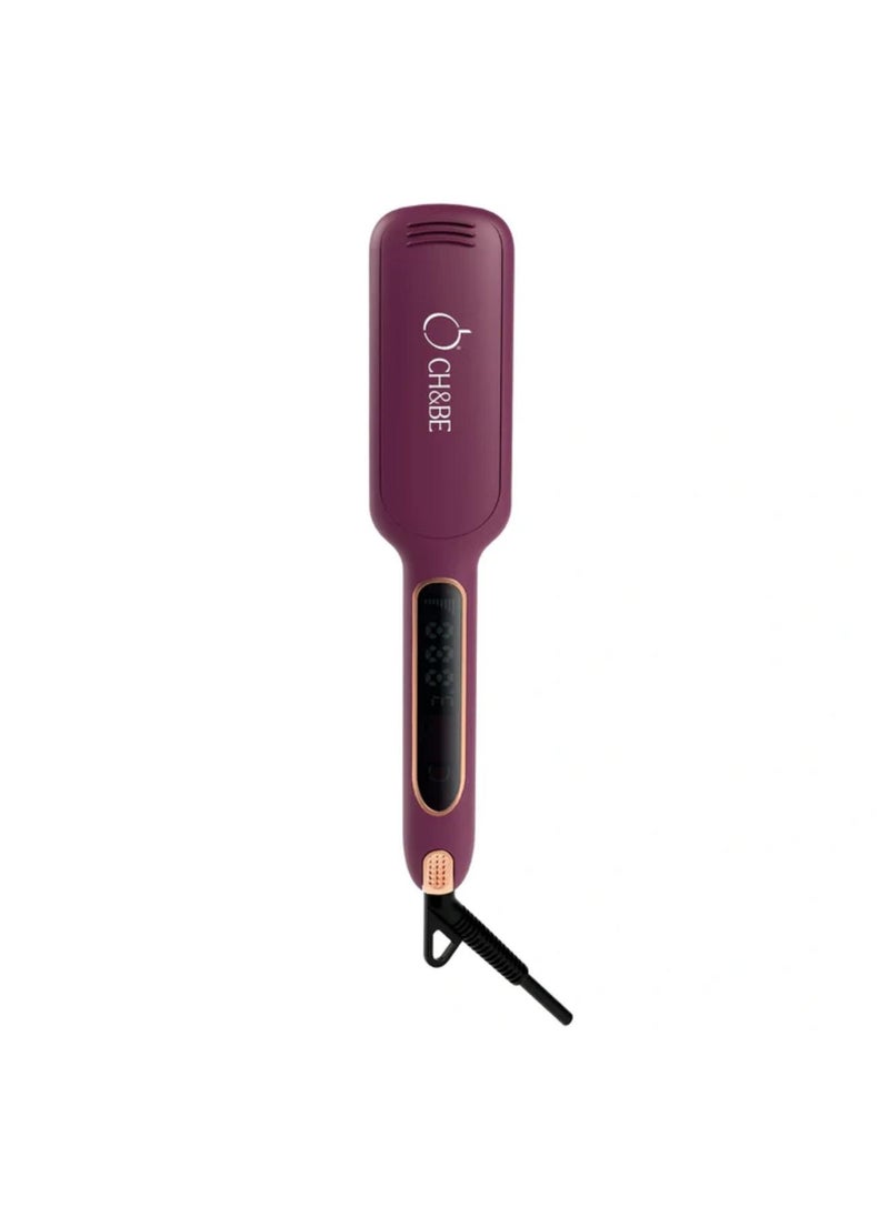 CH&BE Wide Straightener | 60–230°C | Smooth, Straight Hair Without Breakage or Frizz | Infrared Tech for Long-Lasting Shine & Softness | Flawless, Safe Straightening | Lightweight Design with Comfortable Rubber Grip | Suitable for All Hair Types  - Image 1