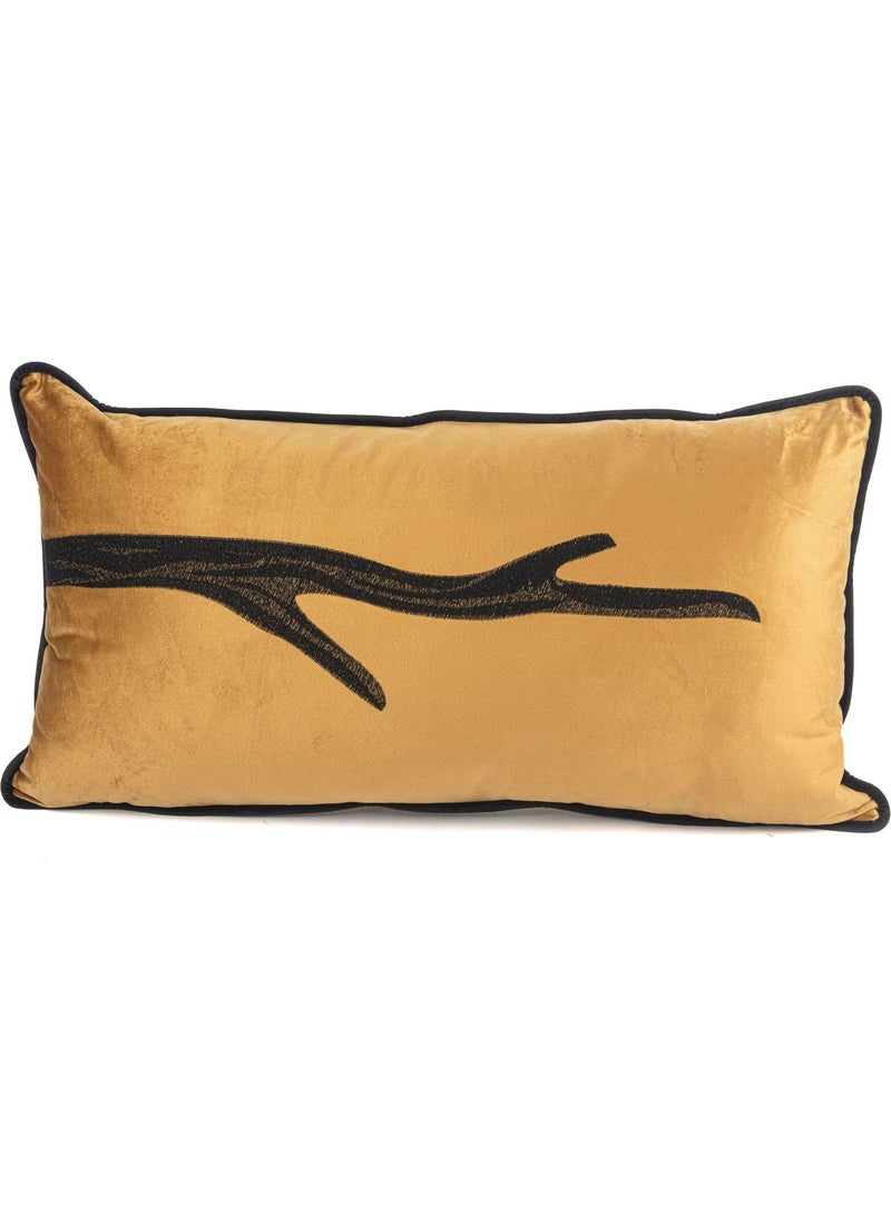 Mikasa Moor - Isla Bronze Single Branch 35X65 Pillow and Throw Pillow - Image 1