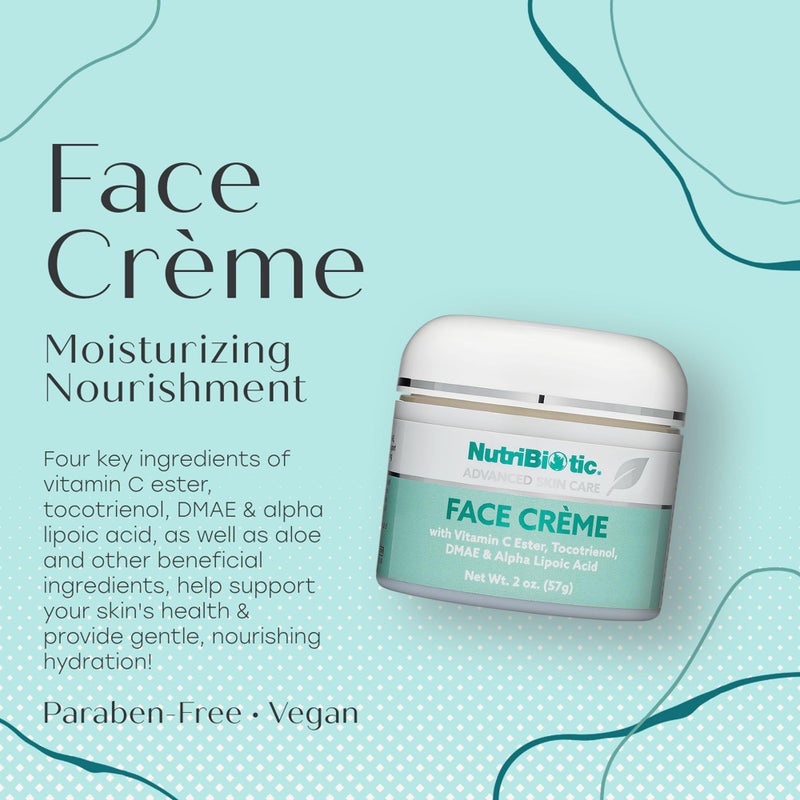 NutriBiotic â€“ Antioxidant Properties Face Cream, 2 Oz with GSE | Deep Moisturizing with Aloe, Botanical Oils, DMAE, Tocotrienols, Vitamin C Ester, Alpha Lipoic Acid | Natural Fragrance | Paraben Free - Image 4