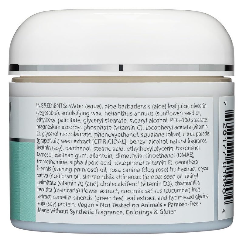 NutriBiotic â€“ Antioxidant Properties Face Cream, 2 Oz with GSE | Deep Moisturizing with Aloe, Botanical Oils, DMAE, Tocotrienols, Vitamin C Ester, Alpha Lipoic Acid | Natural Fragrance | Paraben Free - Image 3