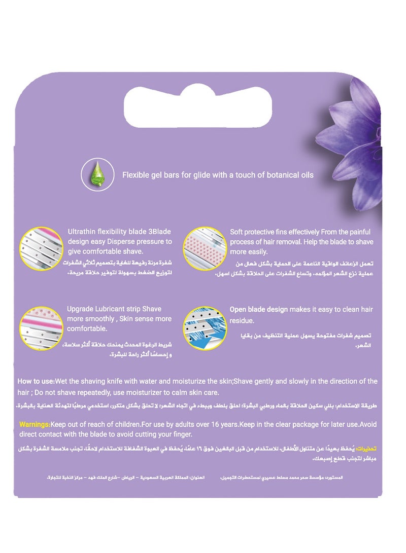 BOLAND LAURA BOLANDLAURA Comfort 3 Blades 4 Pieces Replacement Blades - Image 2