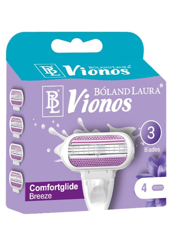 BOLAND LAURA BOLANDLAURA Comfort 3 Blades 4 Pieces Replacement Blades - Image 1