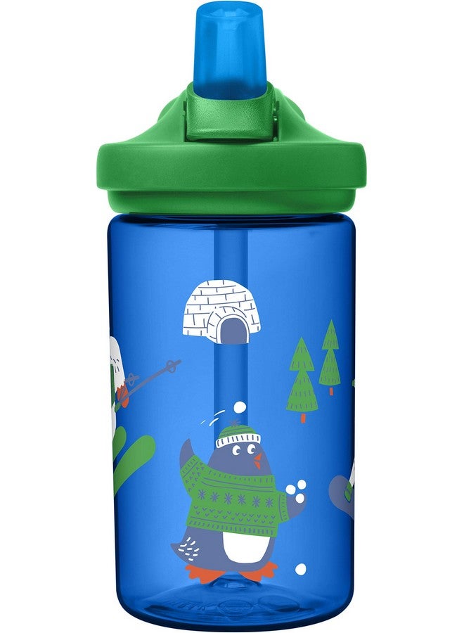 CAMELBAK Eddy+ Kids BPA-Free Water Bottle with Straw, 14oz, Sweater Shedders - Image 2