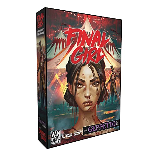 Van Ryder Games Horror Board Game Final Girl Carnage at The Carnival Feature Film Box Core Box Required 1 Player 2060 Min Gameplay Ages 14 - Image 1