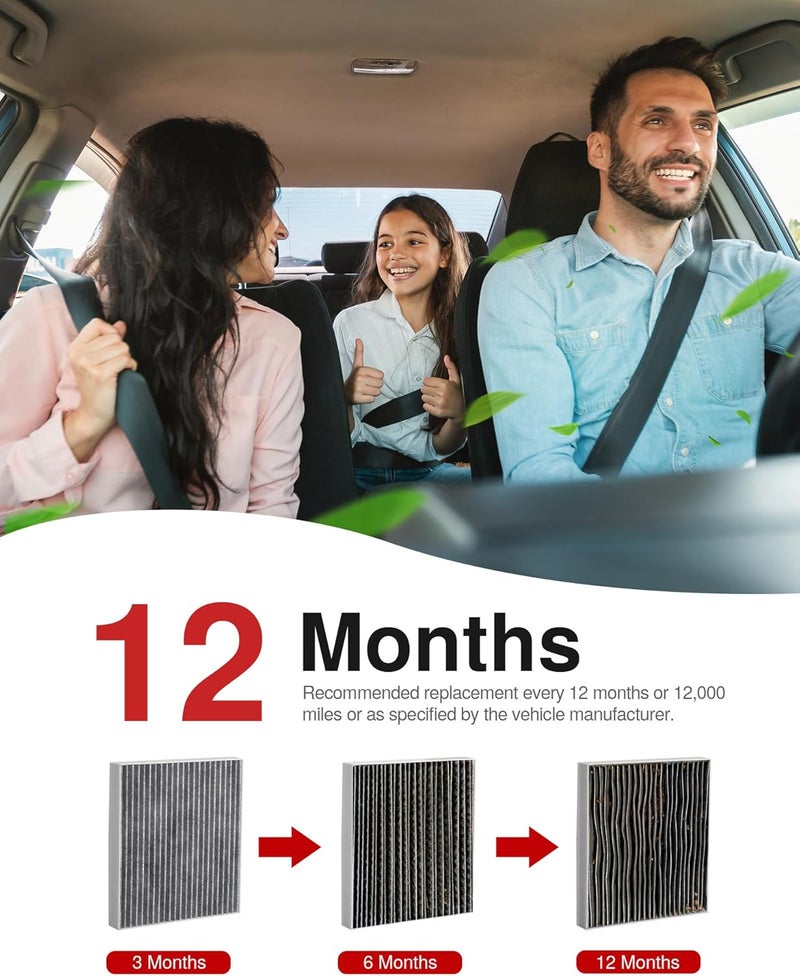 Puroma Cabin Air Filter with Activated Carbon - Image 5