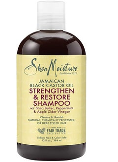 SheaMoisture Jamaican Black Castor Oil Shampoo - Strengthen and Restore Hair, 13 oz (384 ml)