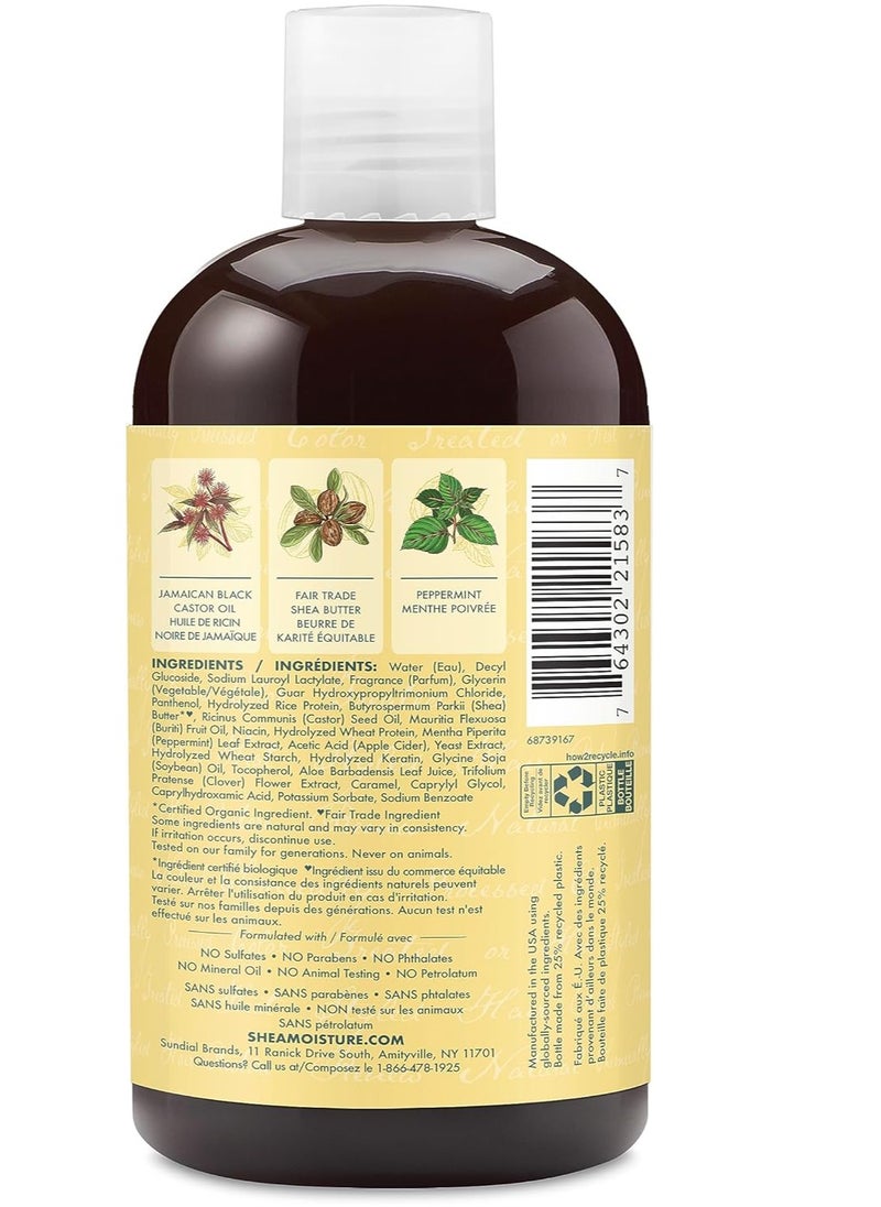 SheaMoister - SheaMoisture Jamaican Black Castor Oil Shampoo - Strengthen and Restore Hair, 13 oz (384 ml) - Image 1