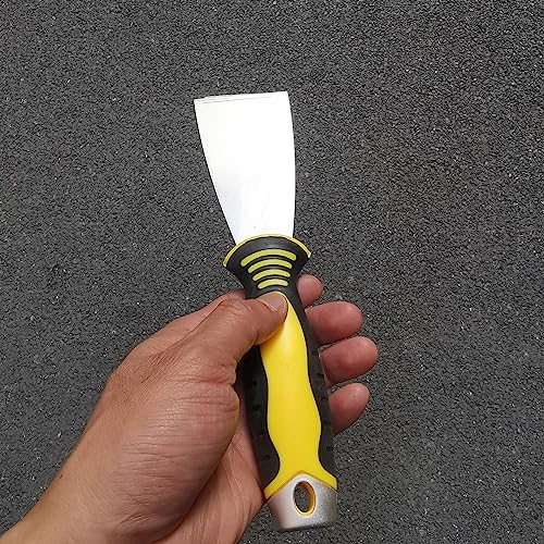 ESreake 6-Pack 2" Putty Scraper,Putty Knives with Plastic Ergonomic Handle for Taping Paint Wall Floor Tile, Metal Spackle Tools Knife,Remover for Wood, Wallpaper Scraper (2") - Image 5