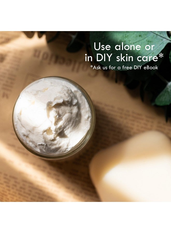 Better Shea Butter Refined Shea Butter Unscented - 100% Pure African Shea Butter for Hair & Dry Skin - Shea Butter Soap Base - Face & Body Moisturizer, for DIY Whipped Body Butter & Lip Balm 8 oz Bar - Image 4