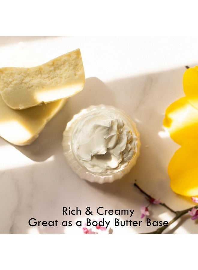 Better Shea Butter Refined Shea Butter Unscented - 100% Pure African Shea Butter for Hair & Dry Skin - Shea Butter Soap Base - Face & Body Moisturizer, for DIY Whipped Body Butter & Lip Balm 8 oz Bar - Image 3