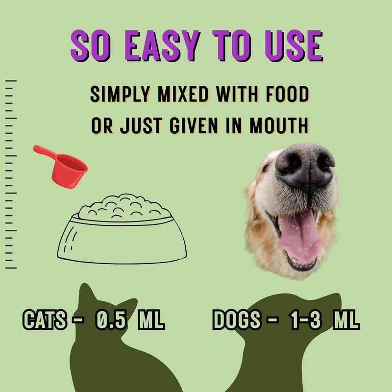 THRIVE Immunity Tincture for Dogs & Cats | Natural Herbal Drops for Stronger Immunity & Daily Wellness | Tulsi, Giloy & Amla Extract for Pets’ Health Support (30ml) - Image 5