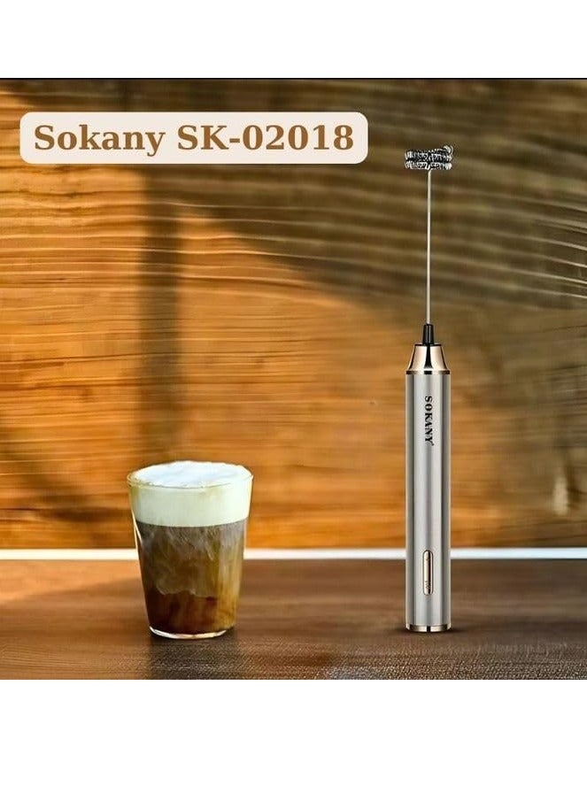 sokany 2 IN 1 USB Rechargeable Milk Frother & Egg Beater(sk-02018)