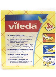 Vileda Vileda All-Purpose Cloth Set (Pack of 3) 