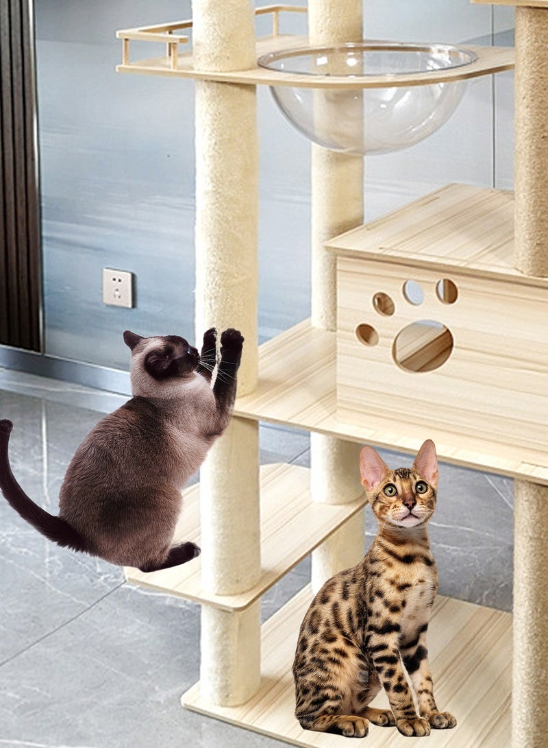 Kidle Cat Tree Cat Climbing Frame Cat Scratching Board Cat House Cat Condo Cat Bed - Image 3