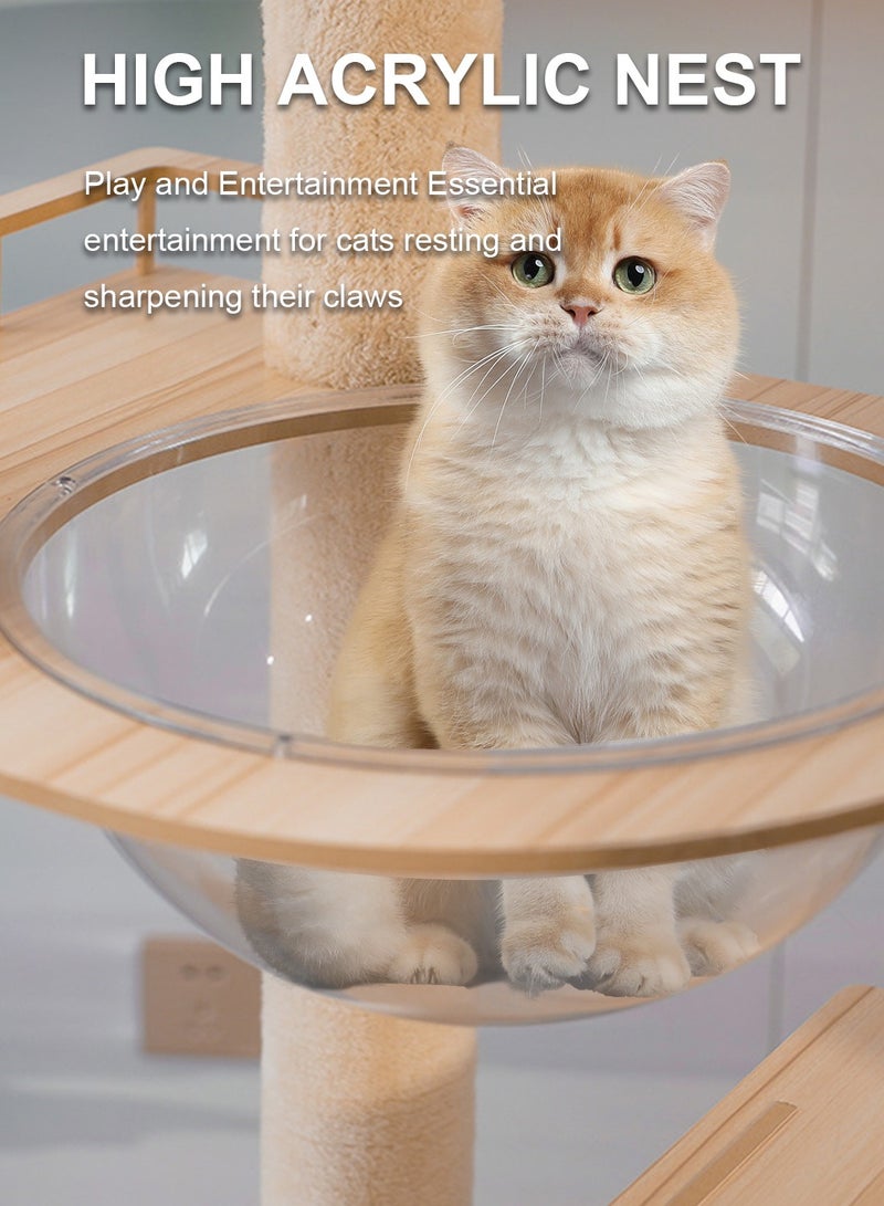 Kidle Cat Tree Cat Climbing Frame Cat Scratching Board Cat House Cat Condo Cat Bed - Image 4