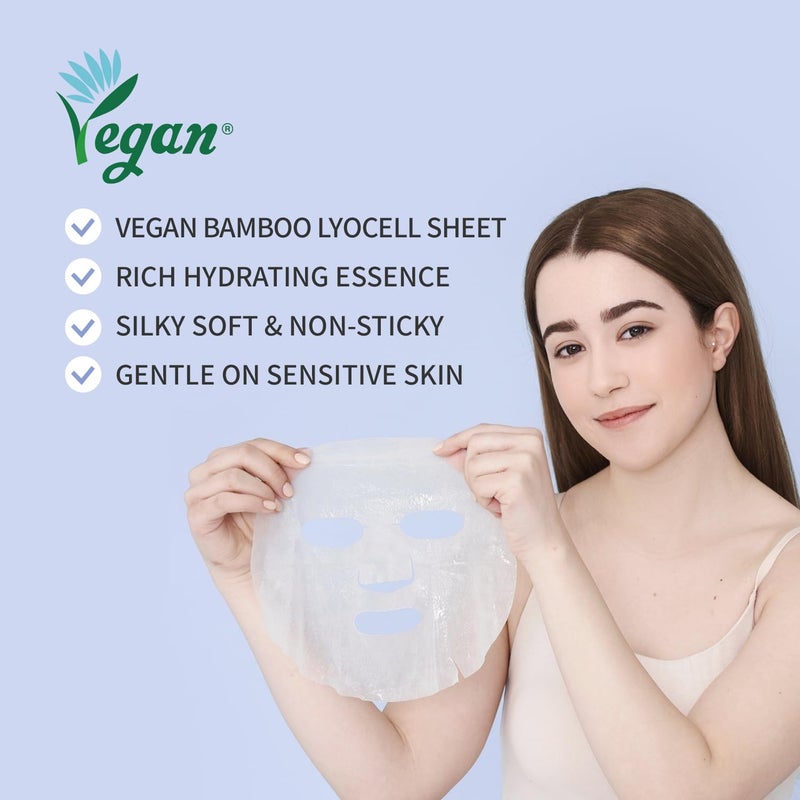 #OOTD Triple Hyaluron Hydrating Mask for Dry and Sensitive Skin, Anti Aging, Tightening and Moisturizing, Korean Vegan Beauty, Hyaluronic Acid, Caffeine, Vitamin C 10EA - Image 5