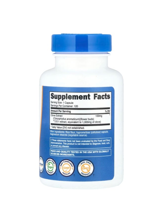 Nutricost, Clove, 1,000 mg, 120 Capsules - Image 2