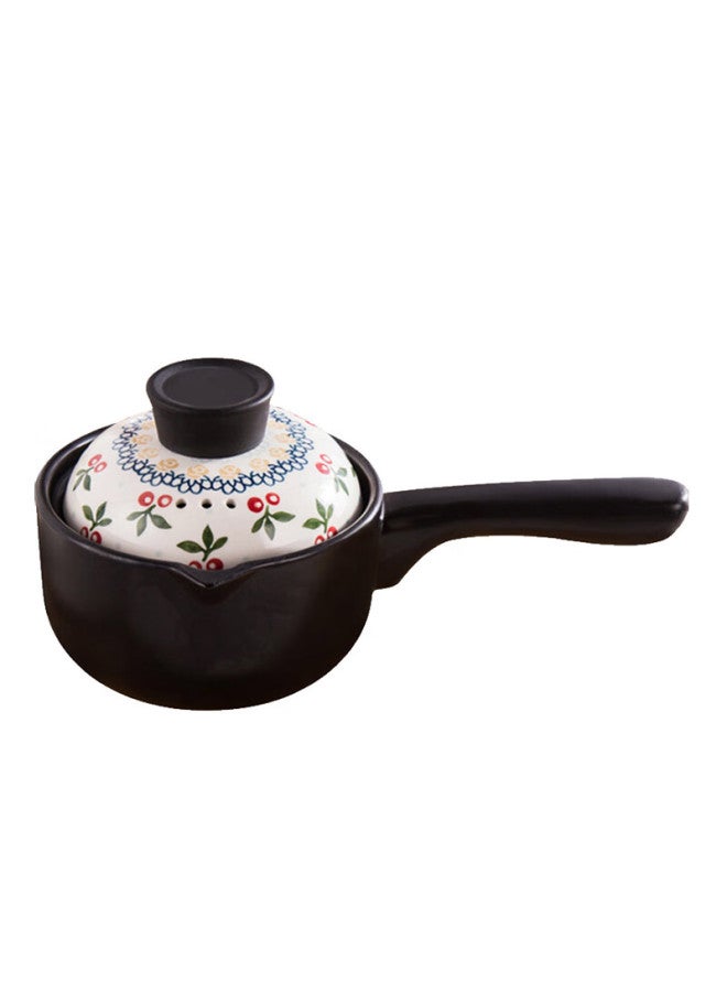 All-round Quanshi Ceramic Small Milk Pot, Baby Food Pot, Small Casserole, Noodle Pot, Small Soup Pot, Porridge Pot, Mini Hot Milk Pot, 1.2l - Image 3