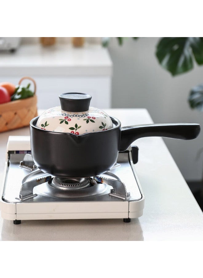 All-round Quanshi Ceramic Small Milk Pot, Baby Food Pot, Small Casserole, Noodle Pot, Small Soup Pot, Porridge Pot, Mini Hot Milk Pot, 1.2l - Image 4