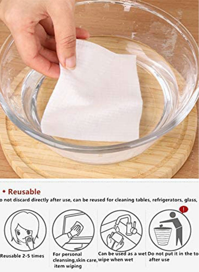 KASTWAVE Disposable Face Towel, Dry and Wet Dual-Purpose,Especially Suitable for Delicate Skin of Women and Babies - Image 5