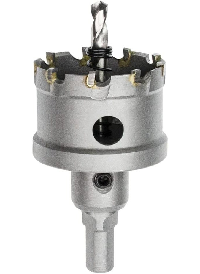 RNS TCT Hole Saw ECO 48 mm, TCT Metal Core Cutter with Pilot Drill, Arbor and Hex Key for Precision Steel, Sheet Metal and Industrial Drilling - Image 1