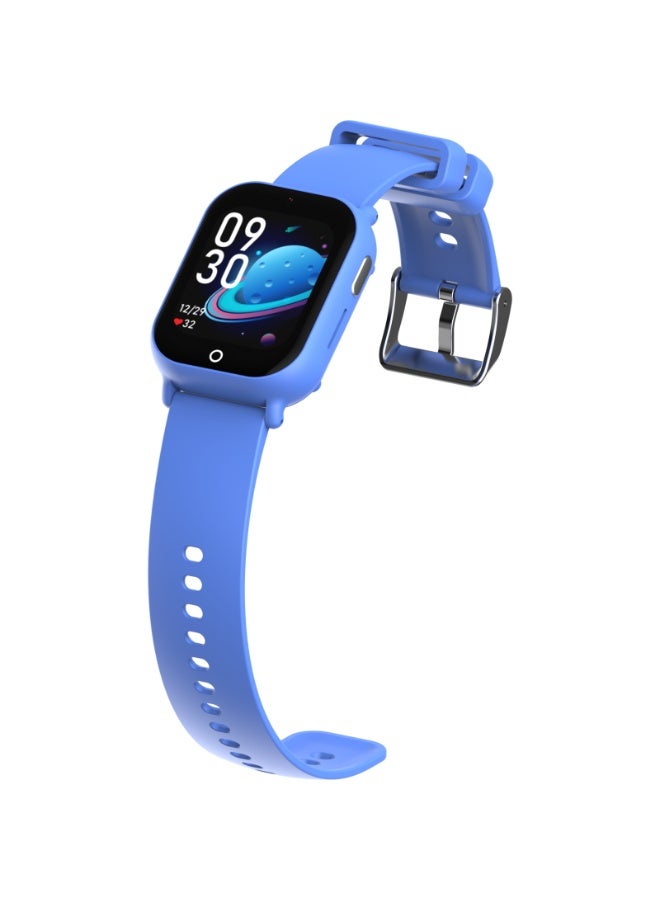 DCU TECNOLOGIC DCU Kids Smart Watch with GPS Tracker, 4G Video Calling, SOS Button, Camera, Games, HD Touchscreen, Splash Resistant, Works with iOS & Android, Blue - Image 3