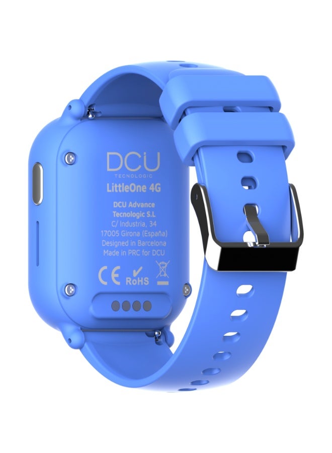 DCU TECNOLOGIC DCU Kids Smart Watch with GPS Tracker, 4G Video Calling, SOS Button, Camera, Games, HD Touchscreen, Splash Resistant, Works with iOS & Android, Blue - Image 4
