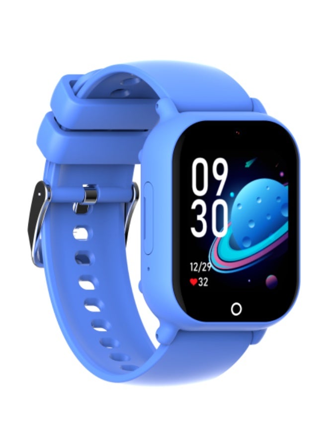DCU TECNOLOGIC DCU Kids Smart Watch with GPS Tracker, 4G Video Calling, SOS Button, Camera, Games, HD Touchscreen, Splash Resistant, Works with iOS & Android, Blue - Image 2