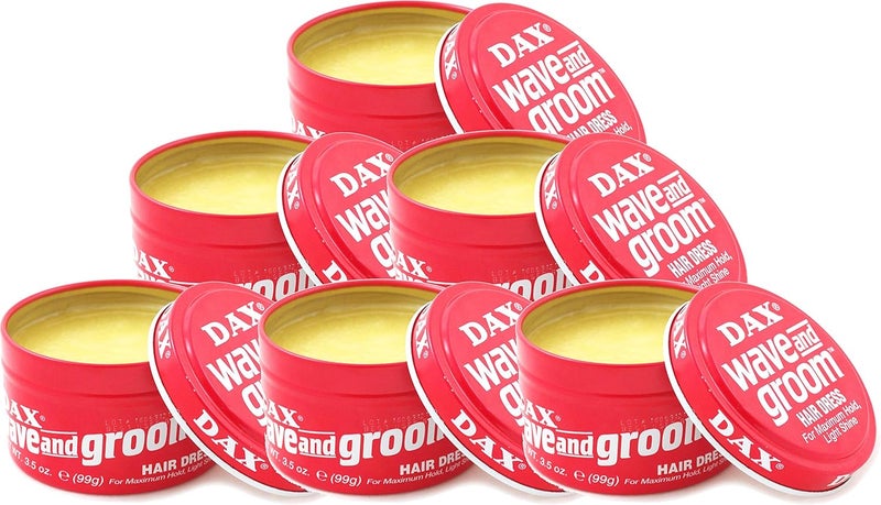 DAX Wave and Groom Hair Dress - 3.5 Ounce Jars (Pack of 6) for Maximum Hold and Light Shine - Image 2