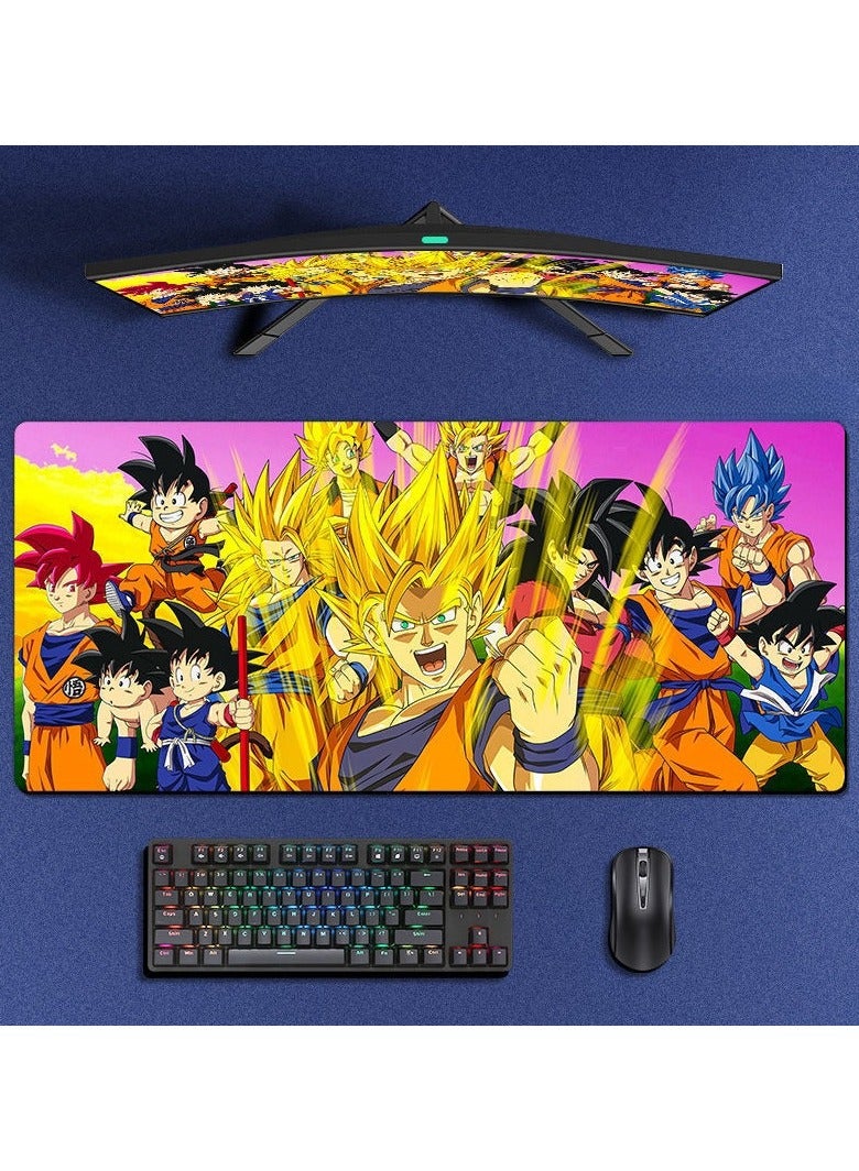 KUYING Dragon Ball Extra Large Keyboard Pad Computer Pad Desk Pad Extended Mouse Pad 