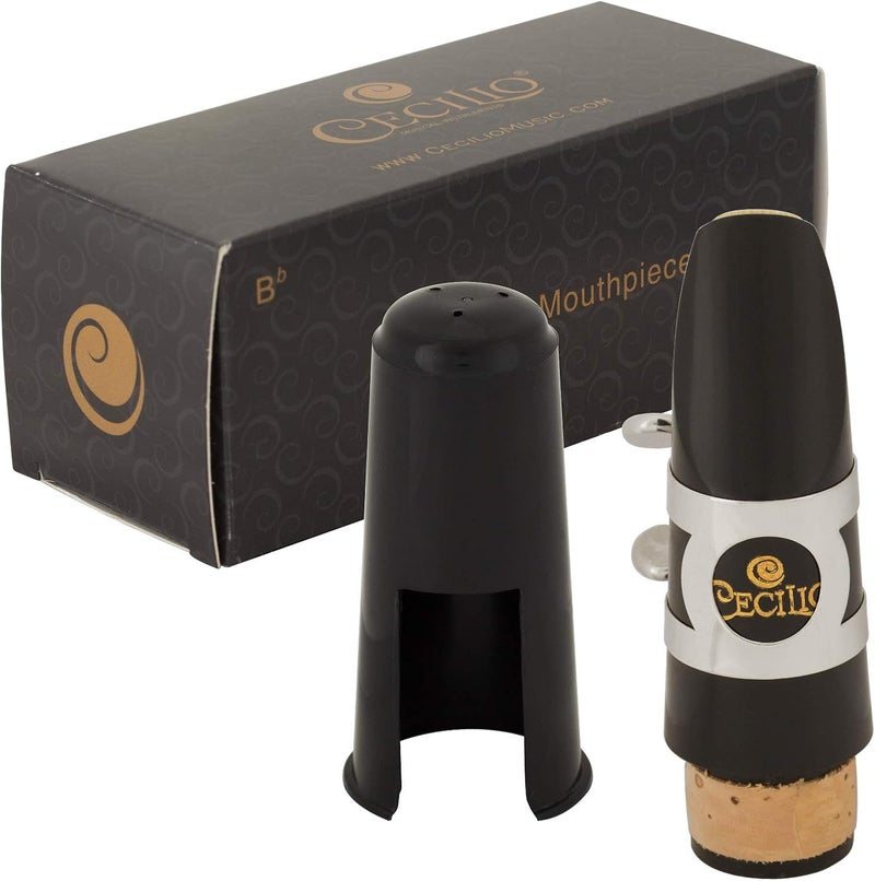 Cecilio B Flat Clarinet Mouthpiece with Ligature, One Reed and Plastic Cap - Image 2