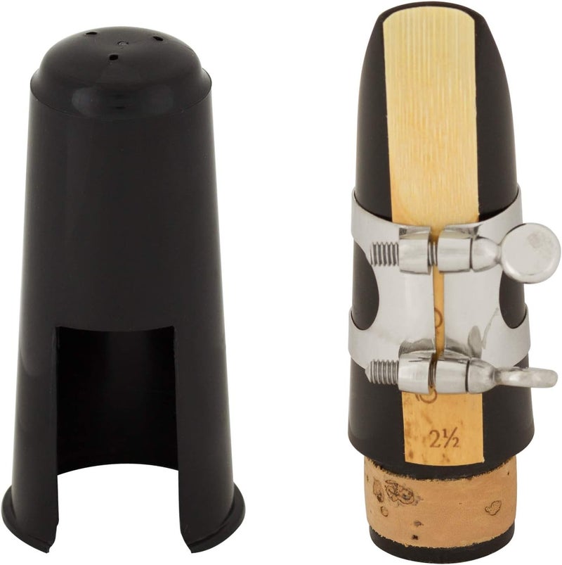 Cecilio B Flat Clarinet Mouthpiece with Ligature, One Reed and Plastic Cap - Image 1