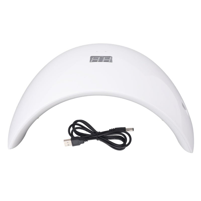 LED Nail Lamp Quick Curing Nail Dryer with 15 LEDs Portable USB Gel Polish Light for Home and Salon Use Compact Heat Dissipation Design By Model Y27 - Image 2