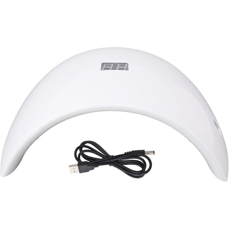 LED Nail Lamp Quick Curing Nail Dryer with 15 LEDs Portable USB Gel Polish Light for Home and Salon Use Compact Heat Dissipation Design By Model Y27 - Image 1