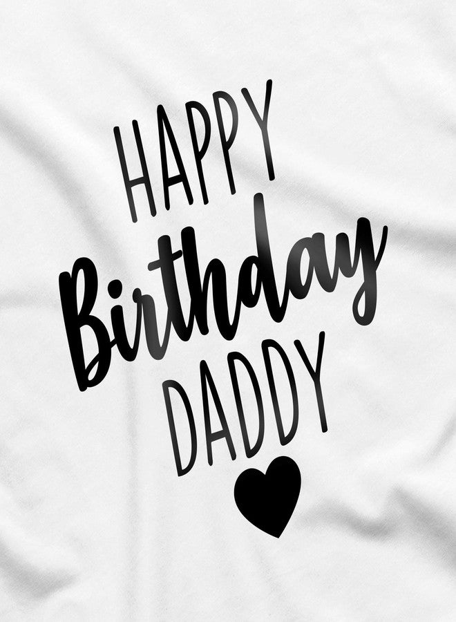 Printique Organic GOTS Certified Baby Onesie Unisex Bodysuit 0-18 months Romper - Happy Birthday Daddy | Present Gift (Black - Happy Birthday Daddy, 6-9 Months) - Image 4