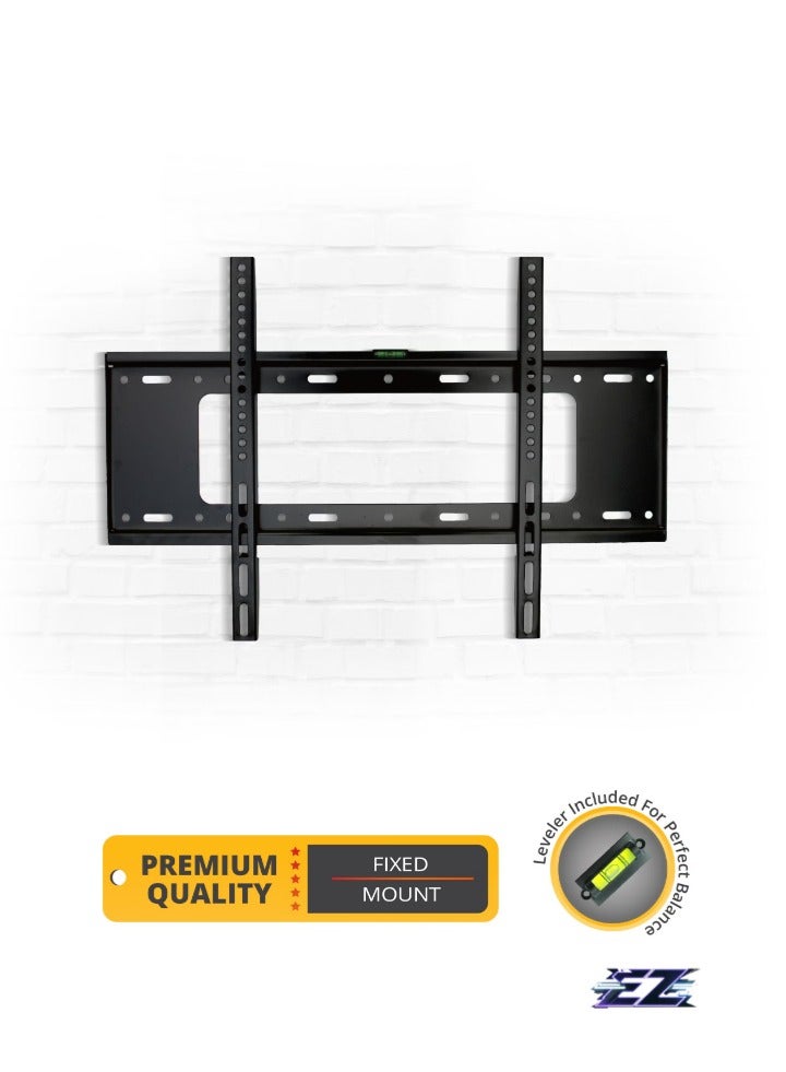 ELTRAZONE Fixed TV Wall Mount for 32”-75” Screens – Compatible with VESA 200x200mm to 630x410mm, Slim Design, Sturdy Support for Medium to Large TVs - Image 1