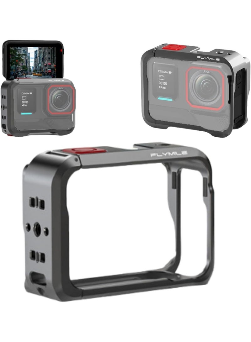 Multi-Functional Camera Cage For Insta360 Ace Pro 2/Ace Pro, Anti-drop Protective Case Aluminum Alloy Frame for Insta360 Ace Pro 2 Accessories - Image 1