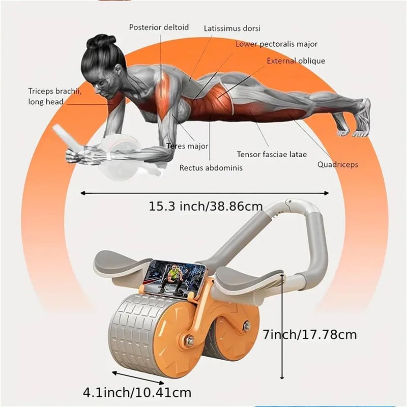 MAHEA Pilates Flexbands, Resistance Bands (AB Roller) - Image 4