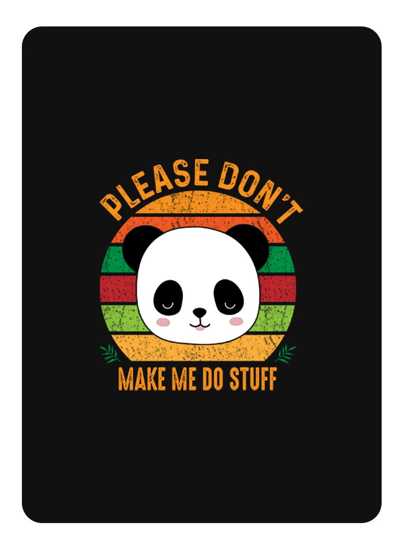 Theodor Protective Flip Case For Realme Pad 10.4 With Trifold Stand Auto Wake Sleep Shockproof Cover please dont make me do stuff copy - Image 1