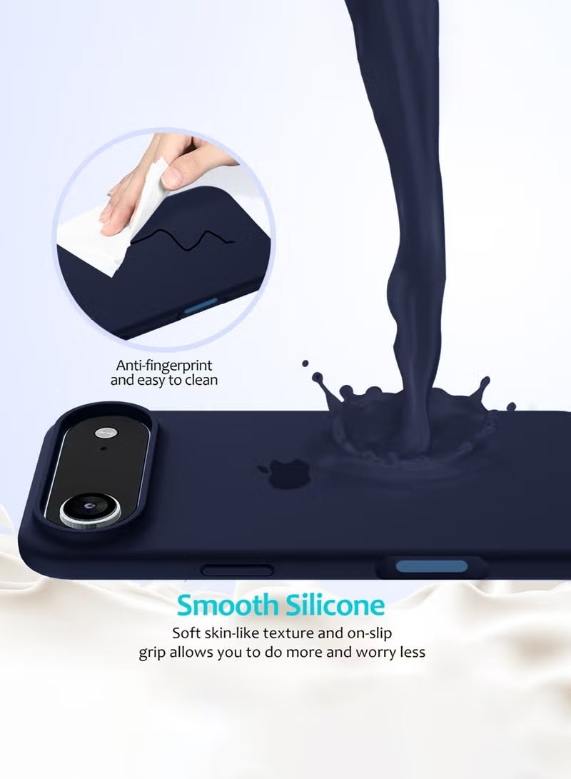 iPhone 17 Air Case Soft Silicone Protective Phone Cover iPhone 17 Air with Microfiber Lining Case For iPhone 17 Air 6.5-Inch - Image 4