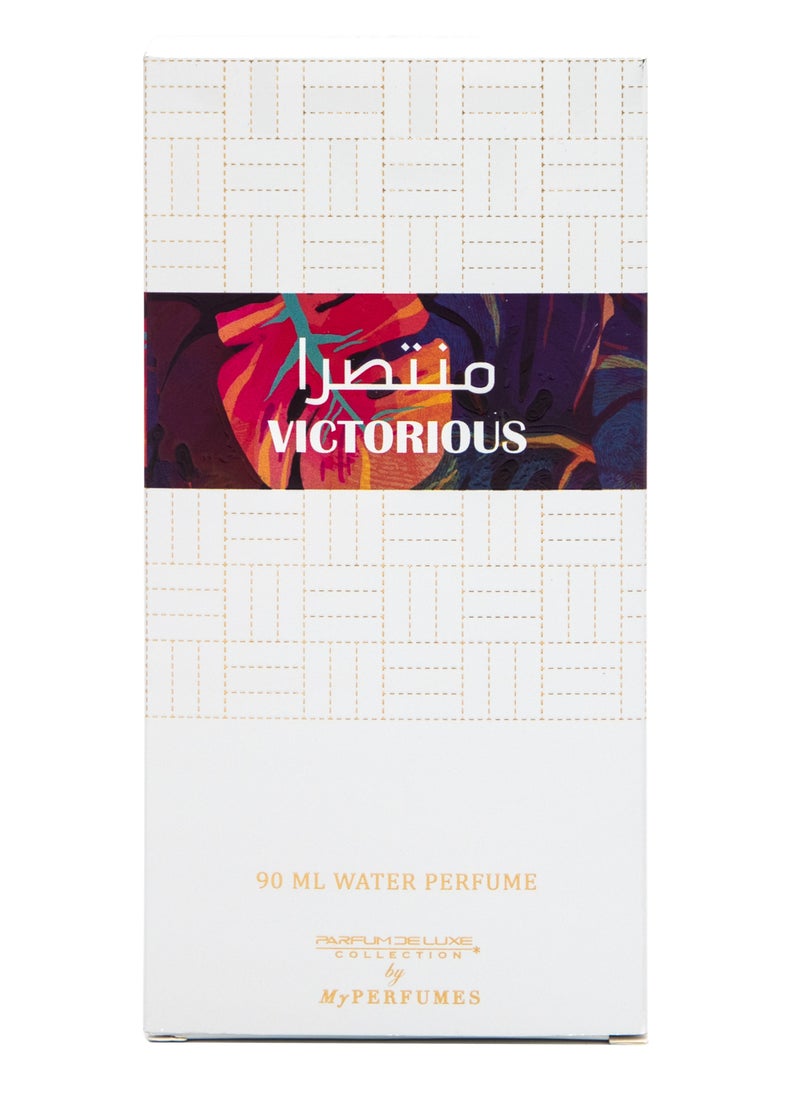 MY PERFUMES - My Perfumes VICTORIOUS from PARFUM DELUXE Non Alcoholic Halal Perfume for Men and Women 90ml Long Lasting and Alcohol Free - Image 1