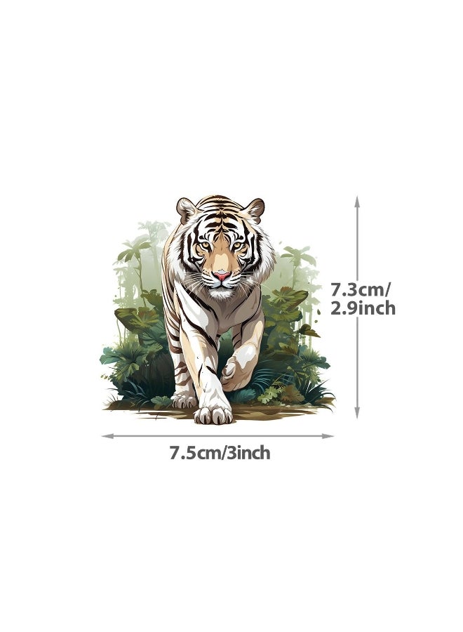 Generic Forest Animals 3D Stickers Patch Wild Bird Tiger Heat Transfer Diy Clothes Stickers Parches Ropa Bags Hoodies Patches 