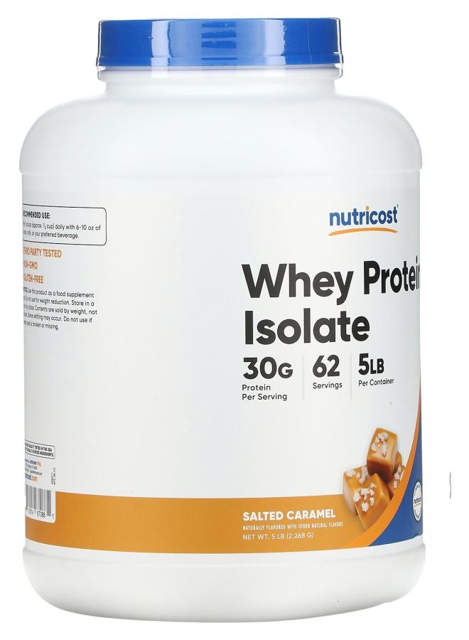 Nutricost Whey Protein Isolate Salted Caramel 5 lb (2268 g) - Image 2