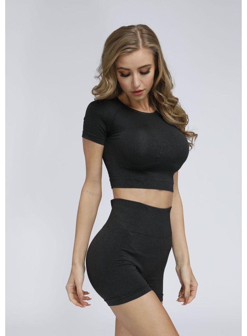 EBMINI New Pilates Yoga Training Fitness Clothing Set  - Image 1